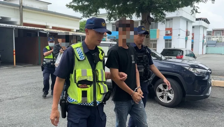 涉嫌偷車的3名男女被花蓮警方移送偵辦。警方提供