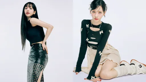 Karina套緊身背心曬好身材 用AI美貌誘粉絲入手同款復古運動鞋