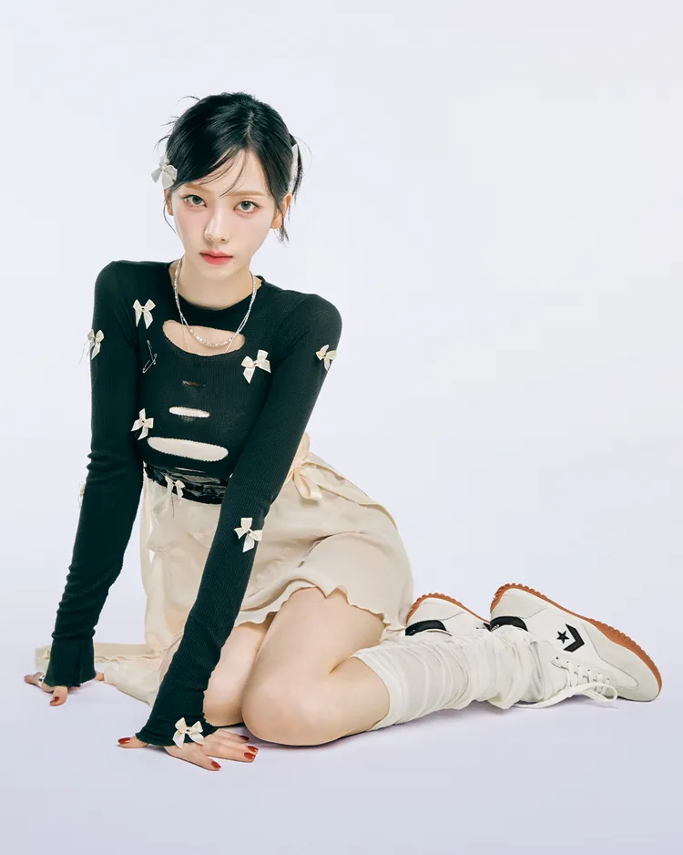 Karina大曬高顏值以及好身材。品牌提供