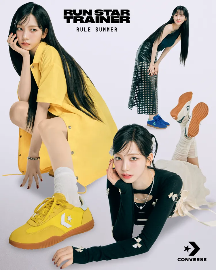 Karina一連以3款不同風格的造型親自帶貨。品牌提供