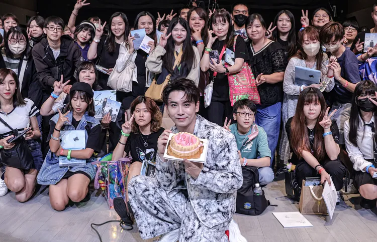 陳德修提前過生日。陳德修工作室提供