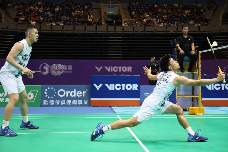 陳子睿與林煜傑搭檔半年已有不錯的成績。羽協提供