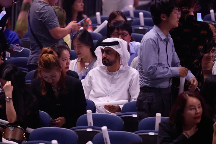 張信哲的好聲音，中東粉絲也喜歡。潮水音樂提供