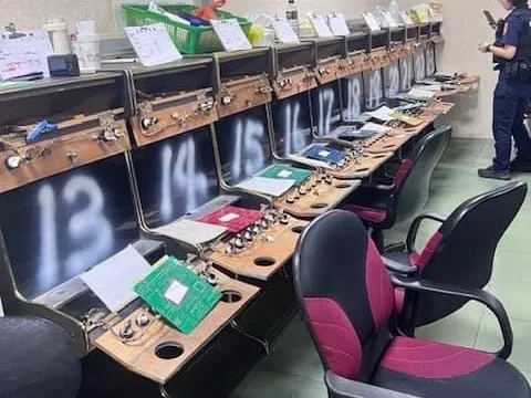 合法掩護非法! 桃園警查獲賭博電玩逮43人法辦