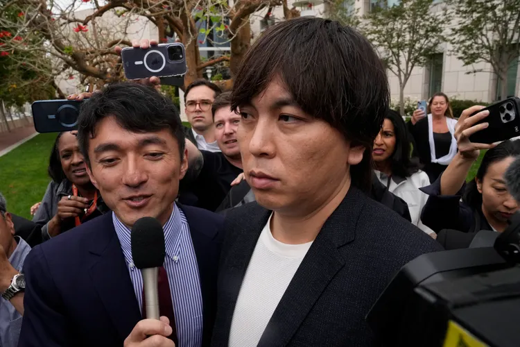 水原一平日前已認罪。  美聯社