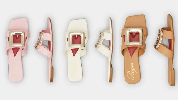 Viv' by the Sea皮革涼鞋，各3萬4200元。品牌提供