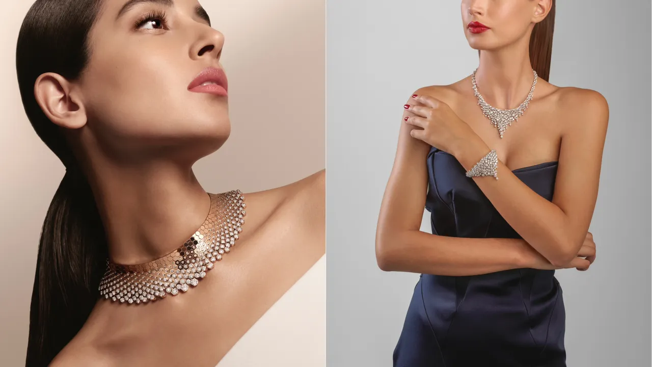 珠寶品牌CHAUMET（左圖）和DAMIANI（右圖）分別以Bee My Love和Mimosa含羞草珠寶新作，展現對於自然之美的頌歌。品牌提供