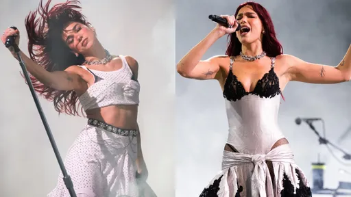 杜娃黎波赴英國音樂節火熱開唱 2套戰袍炫腹不夠又解放美胸