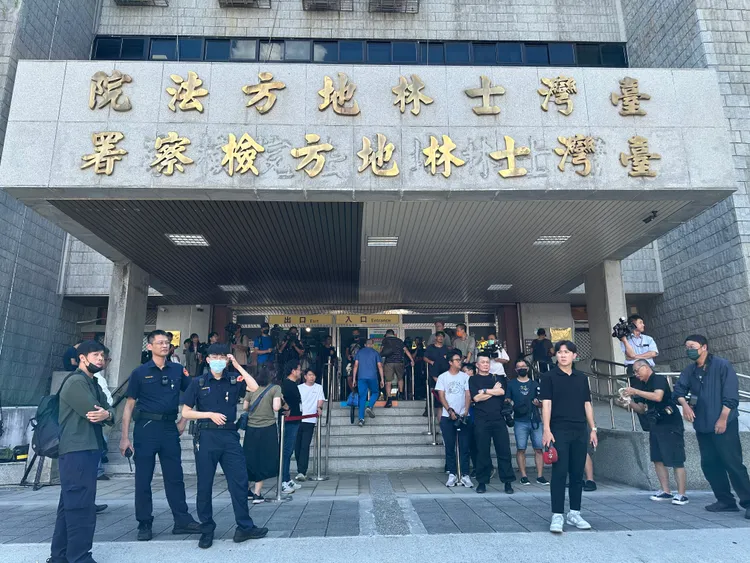 NONO首度到士林地方法院開庭。特勤中心攝