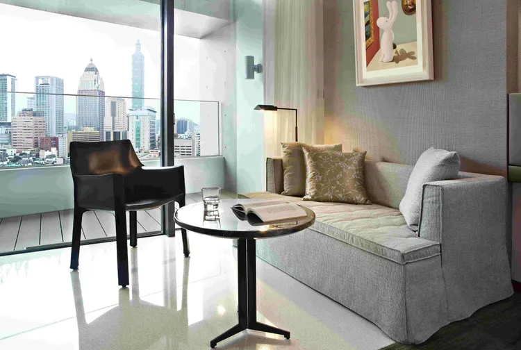 房內可看到101等景觀。誠品行旅提供