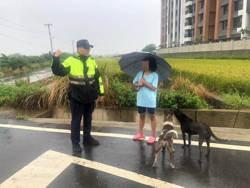 女童暑假後升國一卻為這事與母爭吵負氣離家 大園警風雨中尋回