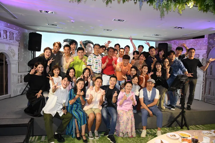 《天道》昨晚辦殺青酒。三立提供



