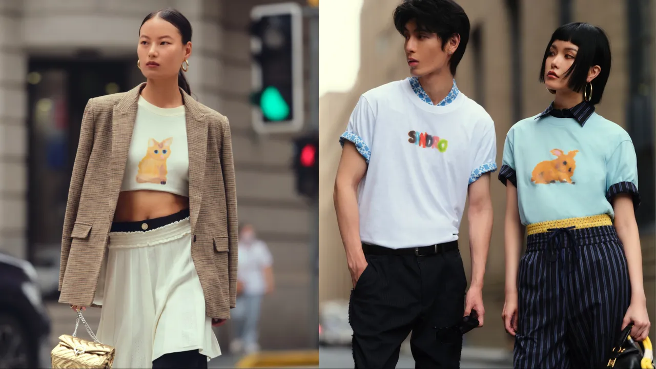 SANDRO與荷蘭藝術家Rop van Mierlo合作推聯名系列。品牌提供