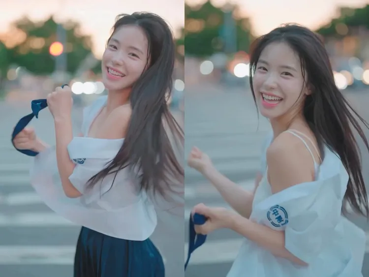 李多慧熱舞脫襯衫，讓粉絲們嗨翻。翻攝《@le_dahye》IG