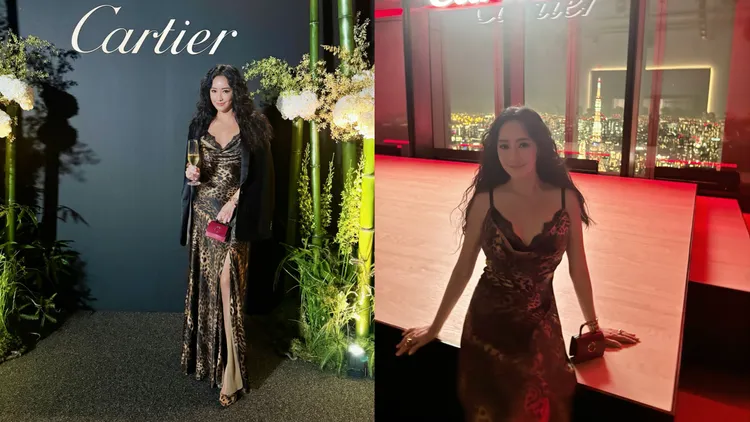 關穎Gala Dinner搭配的卡地亞晚宴包是自己購入。