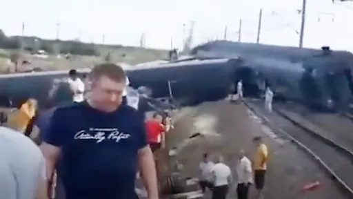 俄羅斯南部列車出軌 傳與卡車相撞釀2死百傷