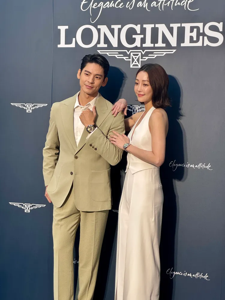 林柏宏（左）與謝欣穎近日在新片《愛的噩夢》中擁有讓人臉紅心跳的床戲演出。張家玲攝