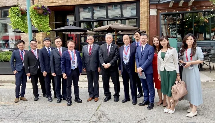 林子宇本月中旬才參與外交部邀請的跨黨派訪團。參訪美國共和黨全代會。資料照，民進黨提供