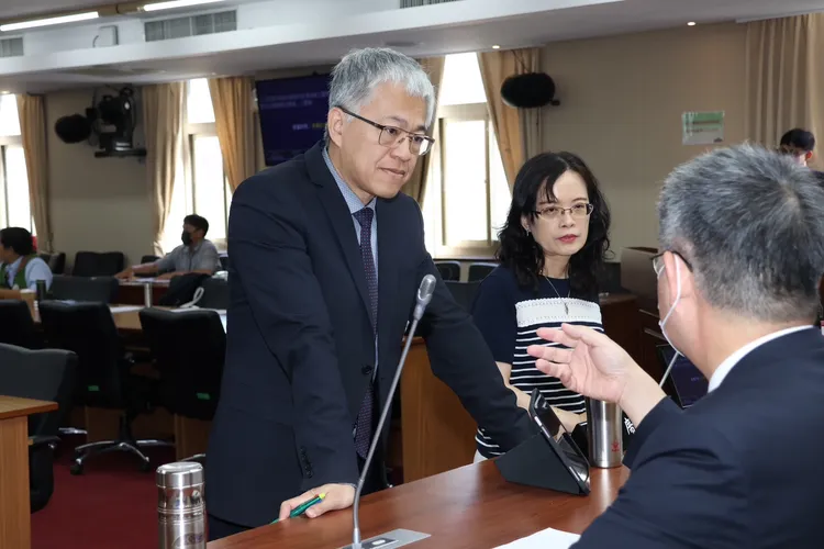內政部常務次長吳堂安今出席公聽會。記者莊宗達攝