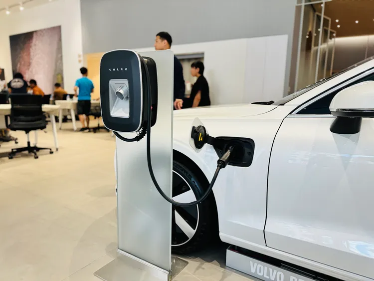 VOLVO預計2030年推出新車皆為電動車。趙筱文 攝影。