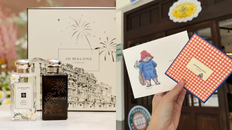 於大稻埕形象概念店購買任一款100ml香水，即可獲得香水瓶身刻字或彩繪瓶身服務乙次。右圖為限定明信片與卡片。左圖品牌提供、右圖張家玲攝