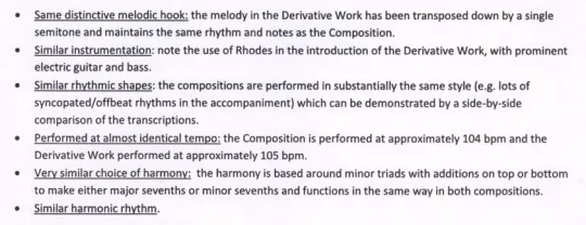 Shakatak舉出6點，控訴NewJeans《Bubble Gum》節奏、旋律跟《Easier Said Than Done》一樣。翻攝文化日報