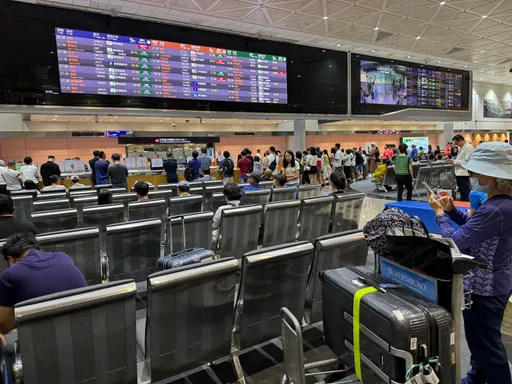 颱風影響！桃園機場國際線流量管制　長榮、虎航都調航班了
