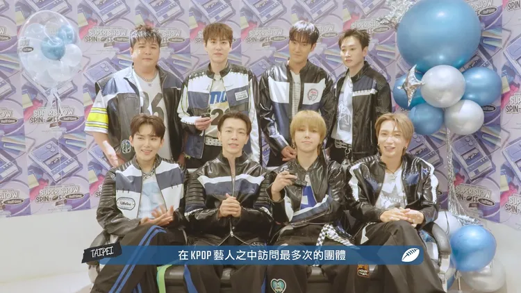 東海（前排左二）有信心成為今年最多次來台的K-POP組合。iMe TW提供