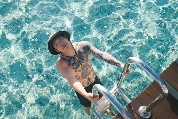 Mia眼中的健志。翻攝Mia的IG