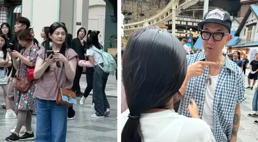 大S宅女出門真實狀態曝光!和具俊曄帶子女暢遊韓國「樂天世界」