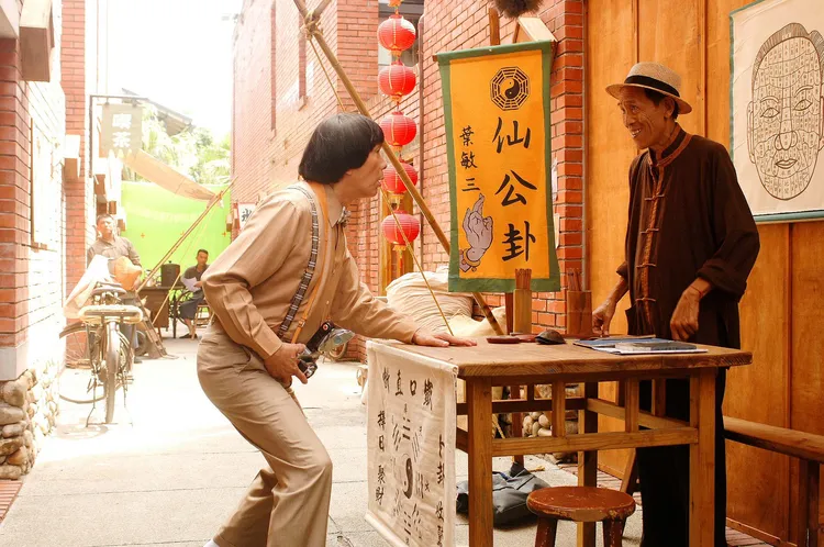 豬哥亮主演《大稻埕》穿越到日治時期，豬哥亮變身扭轉歷史關鍵人物。桃園電影節提供