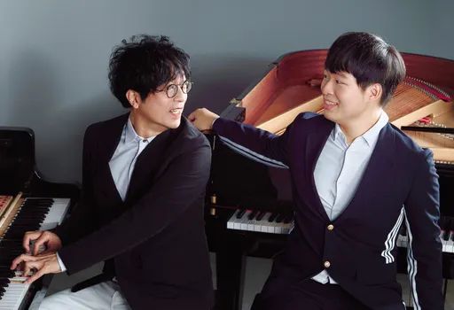 蔣家父子攜手合作新專輯　蔣榮宗蔣三省搞笑拍宣傳照