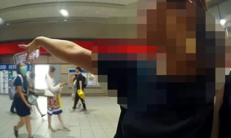 女子稱2袋芒果遭人拿走。警方提供