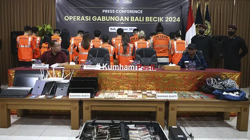 台人峇里島涉網路犯罪 台印合作先遣返11通緝犯