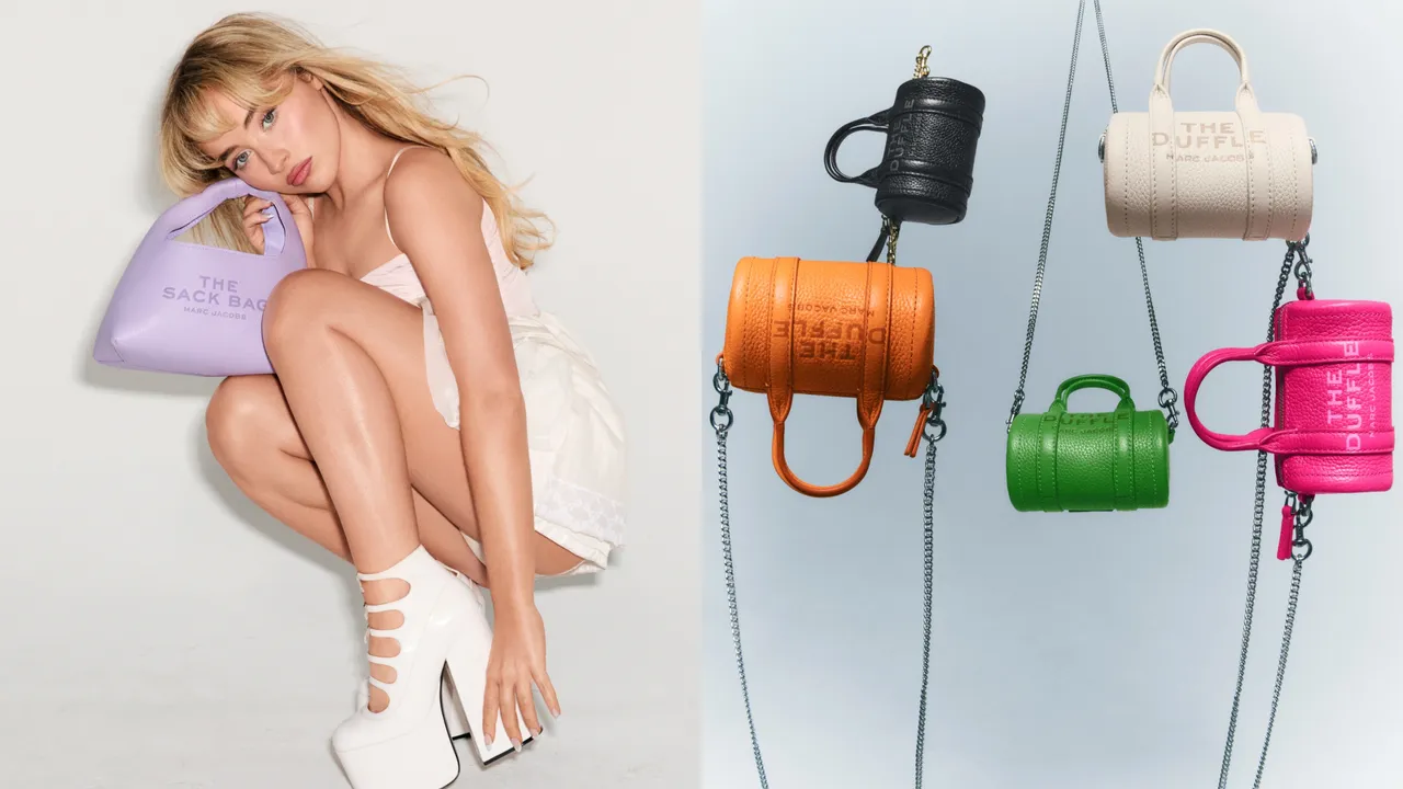 美國歌手莎賓娜擔任Marc Jacobs早秋形象片主角。品牌提供