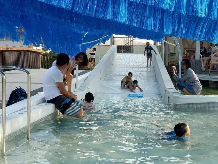 雙春濱海遊憩區兒童戲水區。愛莊園提供