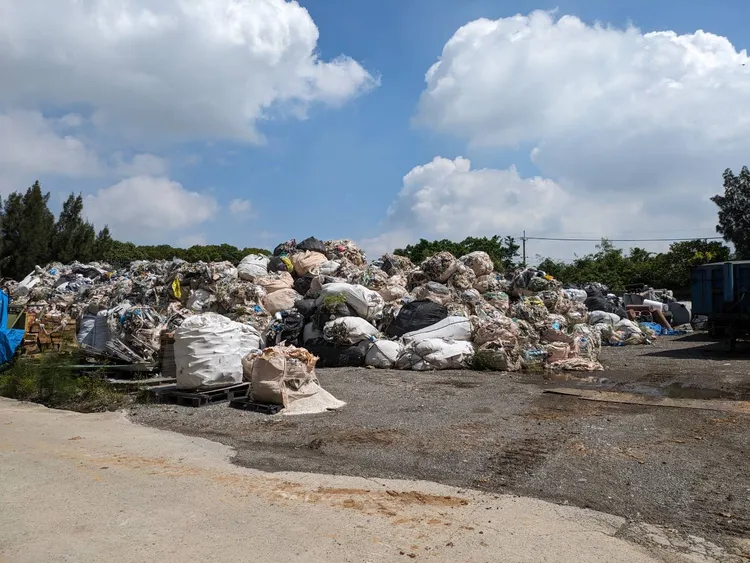 露天堆置之廢棄物。保七總隊提供