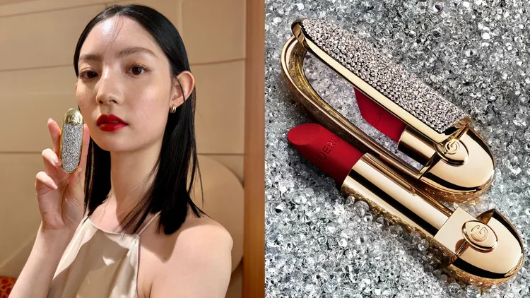 最受台灣VIP喜愛的閃耀晶鑽彩殼。左圖張家玲攝、右圖品牌提供