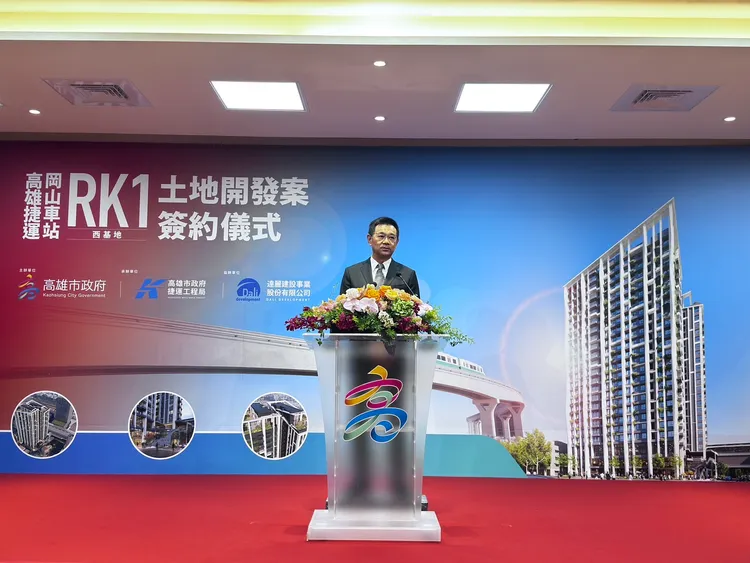 達麗建設董事長謝志長指出，公司長期建置岡山，從開設百貨到興建住宅，一定會用盡全力把個案蓋好！葉家銘攝