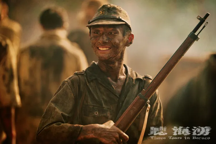 朱宥丞飾演謊報年齡投入二戰軍旅的臺灣青少年。公視提供