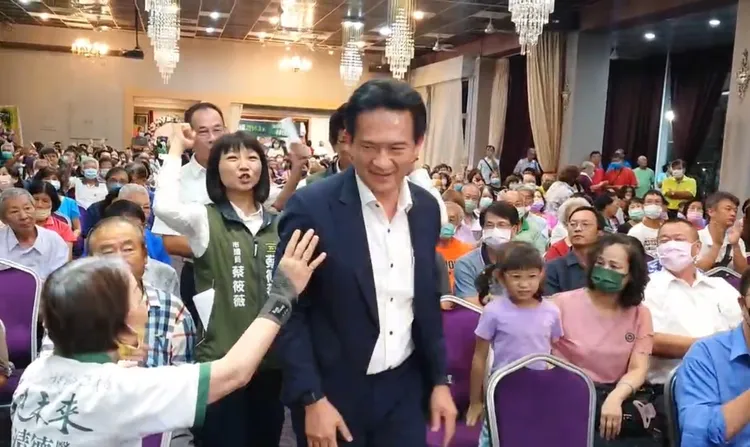 立委林俊憲這個月17日在佳里舉行基層後援幹部座談會，是參選台南市長的起手式。民眾提供