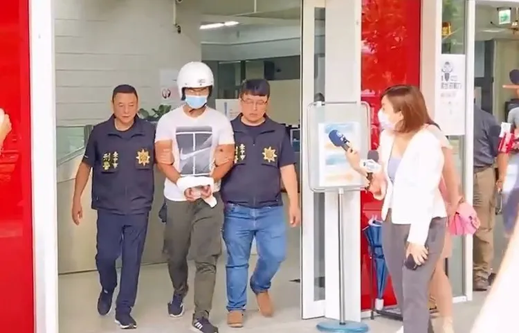 駕車衝撞成吉思汗健身房台中館的林姓男子，被依殺人未遂罪嫌起訴。民眾提供