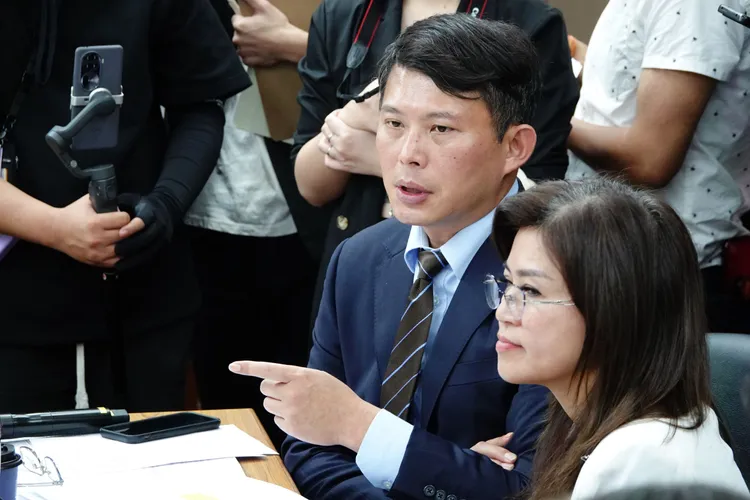 民眾黨立委兼黨團總召 黃國昌。莊宗達攝