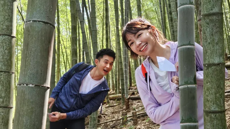 曾子益劇中救援曾智希，被虧要練身體。民視捷供