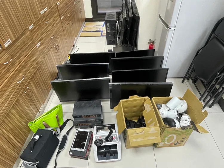 警方查扣證物。警方提供