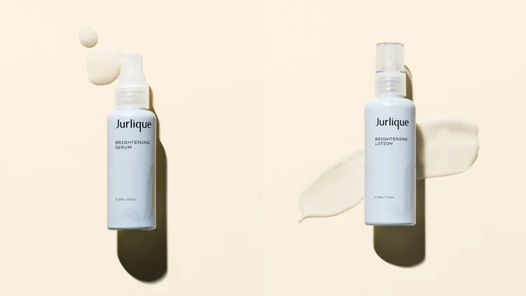 茱莉蔻極淨煥白淡斑精華（左圖）30ml／2500元、極淨煥白淡斑乳液（右圖）50ml／2150元。品牌提供