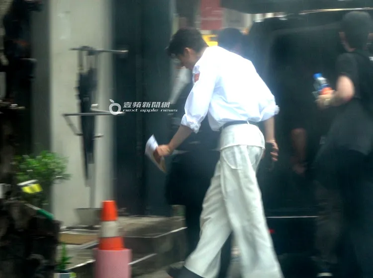 許光漢修長帥氣的身影。特勤中心攝