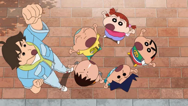 加入春日部防衛隊的比利（左）由北村匠海配音。車庫娛樂提供