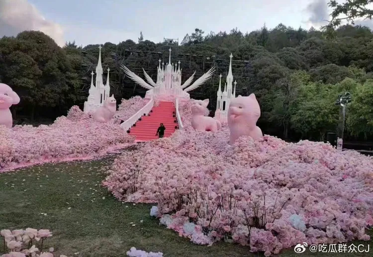 日前網友爆料黃子韜在玉龍雪山盛大求婚，推測將在節目播出過程。翻攝吃瓜群眾CJ微博