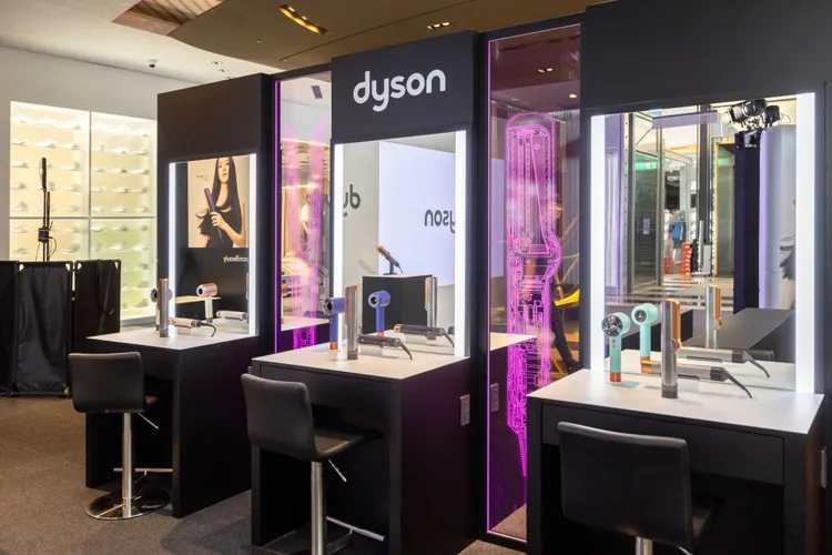 Dyson美髮科技體驗店。Dyson提供。